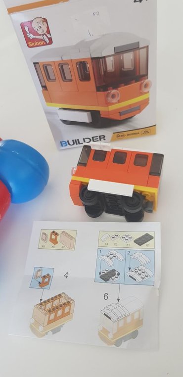 happy meal igračke: Voz - Sluban, igracka za decu, kockice kao lego, imam puno igracaka za