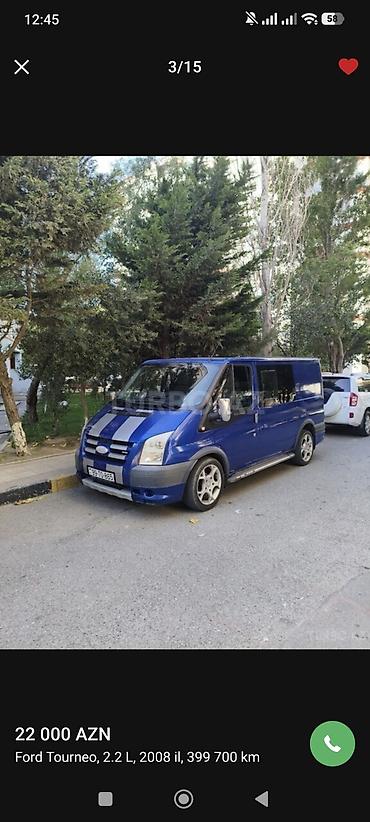Ford: Ford Transit mikroavtobus Xüsusiyyətlər: - Kuzov: qısa bazalı, 4/5 — 10