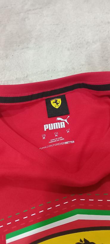 Kişi geyimləri: Futbolka, Puma, M, rəng - Qırmızı — 3