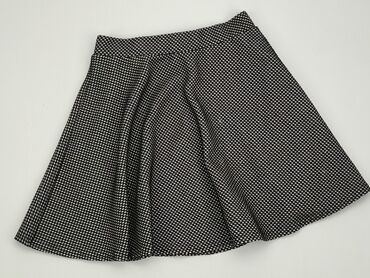czarne trapezowe spódnice midi: Spódnica, S, stan - Dobry