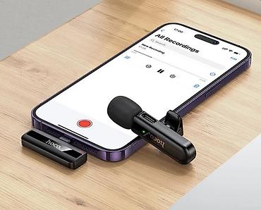 iphone наушник: Беспроводной микрофон для Apple Беспроводной микрофон Hoco L20 Fair — 6