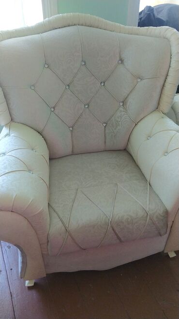 Divan və kreslo dəstləri: Yeni, 2 kreslo, Divan, Bazasız, Açılmayan