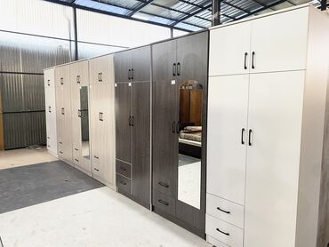 Шкафы для одежды: Шкафы 2 створчатые Эки эшик Эки коздуу шкаф Двух дверный Шифоньер — 6