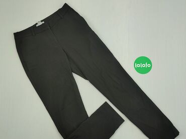Spodnie: Spodnie XS (EU 34), stan - Dobry, wzór - Jednolity kolor, kolor - Czarny, H&M