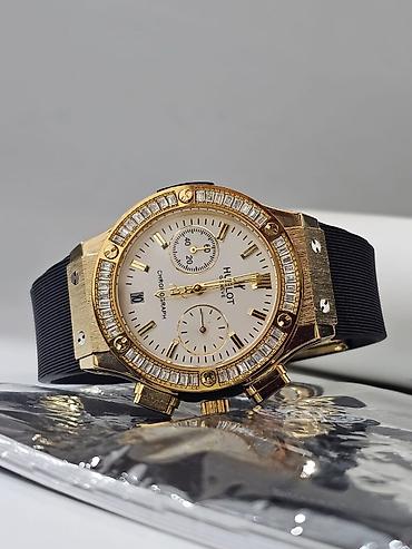 original saatlar: Yeni, Qol saatı, Hublot, rəng - Qızılı — 1