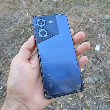 iphone 15 mini: Tecno Pova 5, 256 GB, rəng - Göy, Barmaq izi — 2