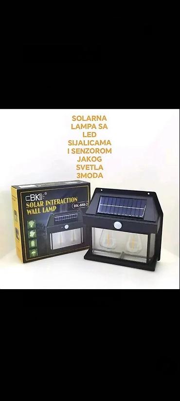 krevet sa ormarom ispod: Solarna lampa mala. Namena za stubove ograde fasade kuće stepenište — 8