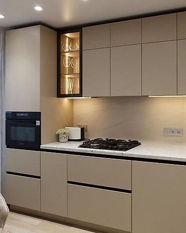 Кухонные гарнитуры: Кухонный гарнитур, Новый, МДФ, Бесплатная доставка — 12