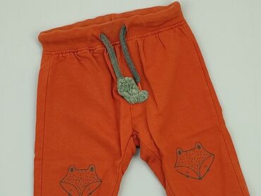 pomarańczowy top na ramiączkach: Niemowlęce spodnie materiałowe, 6-9 m, 68-74 cm, 5.10.15, stan - Idealny