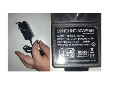 роутеры о: Блок питания для коммутаторов, роутеров TENDA 9V, 1A, 5.5-2.5мм