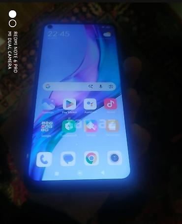 redmi note 9 kabrolari: Redmi Note 9, 64 GB, rəng - Mavi, Barmaq izi — 3