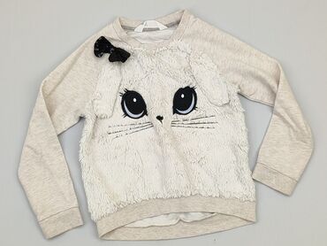 letni sweterek na szydełku: Bluza, H&M, 5-6 lat, 110-116 cm, stan - Dobry
