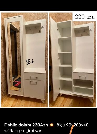 Dolablar: Yeni, Açılan, 2 qapılı Düz dolab, Dəhliz dolabı, Türkiyə — 30