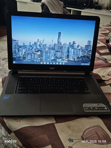 Acer: Acer Chromebook 15 (CB5-571) noutbuk Xüsusiyyətlər: - 15.6" geniş — 4
