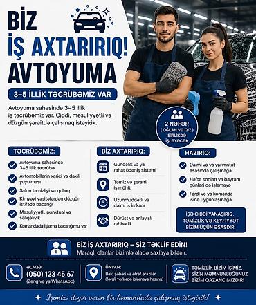 Mumkundurse wpda yazarsizda İş axtarıram – Kuryer / Avtoyuma yerin