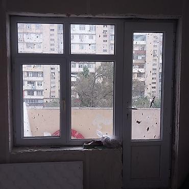 qapı plastik: TƏCİLİ SATILIR : 2 PVC pəncərə və 2 PVC pəncərə +balkon qapısı - — 6