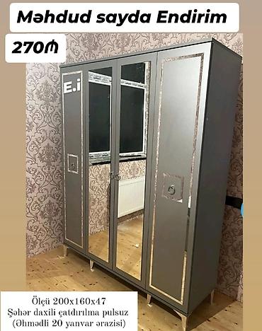 4 qapılı dolab Yep yeni 270 azn rəng seçimi var çatdırılma var