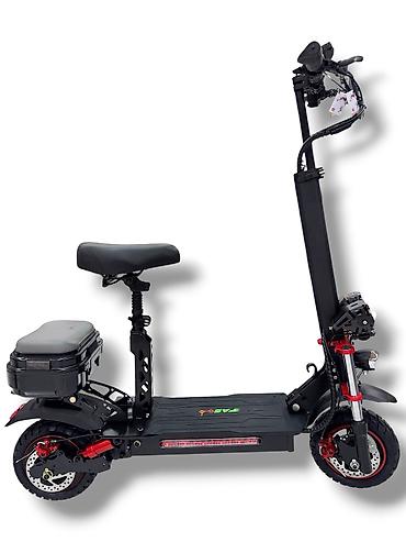 Спорт и хобби: Elektrik skuter – güclü, tam işıqlanmalı, oturacaqlı model — 1