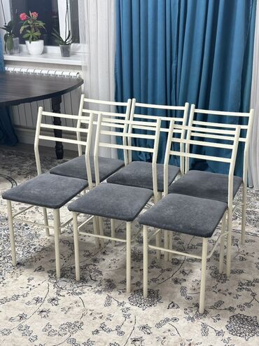 мебель бишкек столы и стулья фото цены: Стул для кухни, Железо, цвет - Бежевый