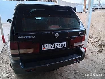 спринтер 519 грузовой: Ssangyong Musso: 2001 г., 2.3 л, Дизель, Внедорожник — 1