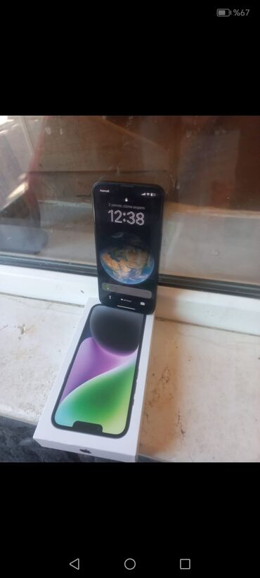 Apple iPhone: IPhone 14, 128 GB, Black Titanium, Face ID