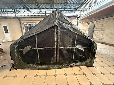 camp: Палатка кемпинговая с москитными окнами - Вместительная кемпинговая — 2