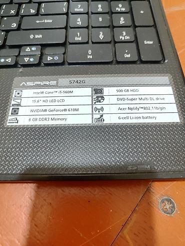 ноутбук купить в баку: TƏCİLİ SATILIR Acer iş kompüteri iş üçün alınmışdı 1defe işlənib ama — 3