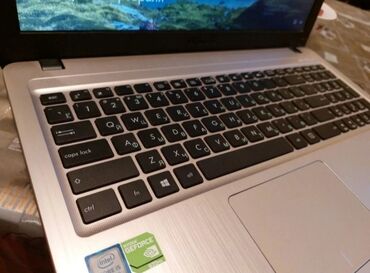 fujitsu ноутбук: Ноутбук, Asus, 4 ГБ ОЗУ, Intel Core i5, 15.6 ", Б/у, Для несложных задач, память HDD + SSD