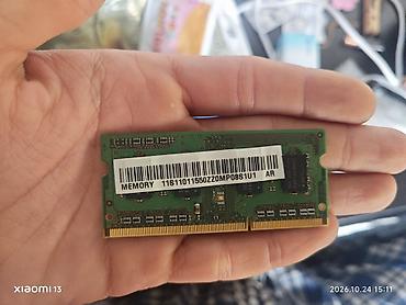 Комплектующие для ноутбуков: Samsung noutbuk RAM modulu 2 ədəddir 1 ədədi 5 azn 2 ədədi 8 azn — 1