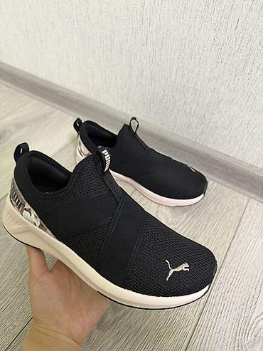 слипоны puma: Кроссовки, 38.5, Puma, Новый, цвет - Черный, Платная доставка, Самовывоз — 3