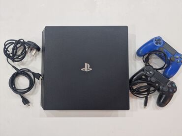 PS4 (Sony Playstation 4): PlayStation 4 Pro (Versiya 12) – Təcili Satılır! ✅ Çox az işlənib