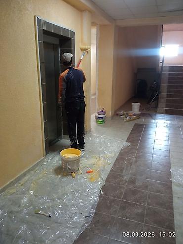 Покраска: Покраска стен и потолков под ключ - Профессиональная окраска валиком — 8