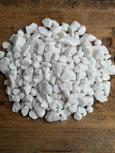 Мраморная крошка: Мраморная крошка, Белый, Ландшафтная, В тоннах — 3