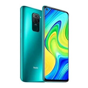 xiomi redmi note 4: Redmi Note 9, 64 ГБ, цвет - Синий, Отпечаток пальца