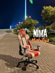 Ofis və oyun kresloları: Yeni, Təkərli, Qolları tənzimlənir, Dəri — 3