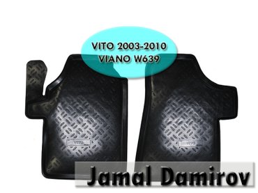 vito iç aksesuar: Mercedes-benz vito 2003-2010 ve viano w639 üçün poliuretan ayaqaltilar