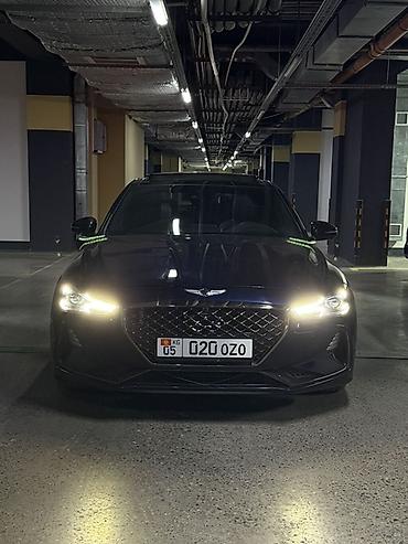 Другие автомобили: Редкая модификация Genesis G70, темно-синий седан бизнес‑класса с — 4