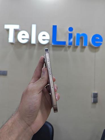 iphone 14 telefon: IPhone 16 Pro, 128 GB, Desert Titanium, Zəmanət, Simsiz şarj, Face ID — 6