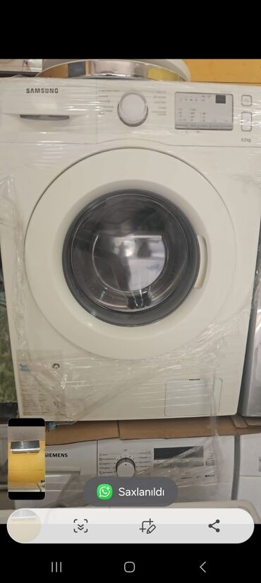 Paltaryuyan maşın Samsung, 6 kq, Avtomat, Qurutmasız, Kredit yoxdur