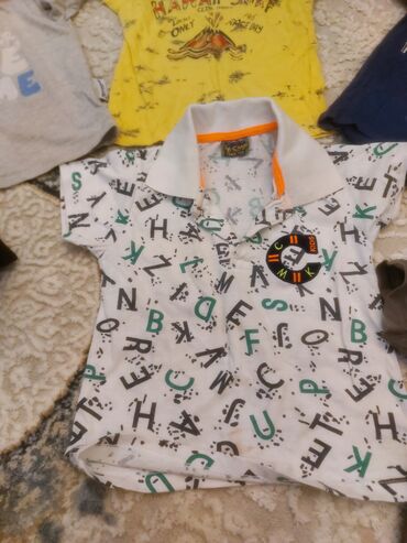 Cinslər və şalvarlar: Uşaq üçün denim şalvar dəsti - 4 fərqli model: 1) Tünd mavi, yarı — 13