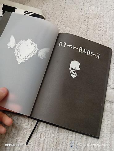 закладной лист: Ежедневник/блокнот тетрадь смерти “Death Note” в подарочном наборе — 10