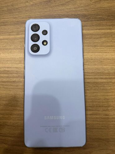 Samsung: Samsung Galaxy A53 5G, 256 GB, rəng - Göy, Barmaq izi, İki sim kartlı, Face ID