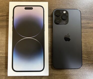 iphone 7 plus satılık: IPhone 14 Pro Max, 128 GB, Qara, Barmaq izi, Simsiz şarj, Face ID