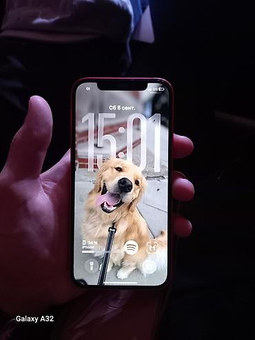 IPhone 12, Б/у, 128 ГБ, Красный, 86 % at lalafo.kg IPhone 12, Б/у, 128 ГБ, Красный, 86 %