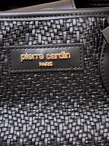 Çantalar: Pierre Cardin Paris qadın çantası – qara rəng - Material: toxunuş — 6