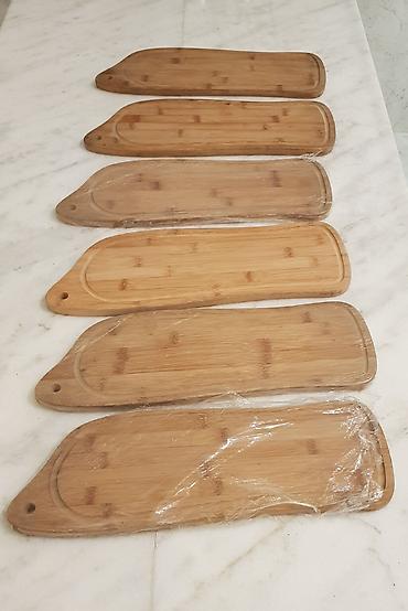bambu: Bambum uzun servis lövhələri tecili satilir - Material: təbii bambuk — 1