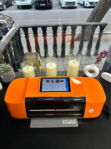 stikerler: Portativ hidrogen vinil/ploter kəsici – sensor ekranlı, narıncı korpus — 4