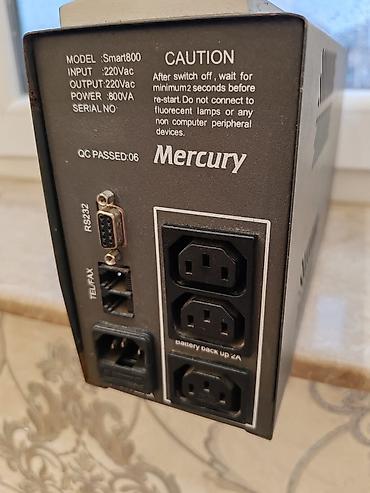 nokia 1000: Mercury Smart800 UPS (fasiləsiz qida mənbəyi) - Model: Smart800 - — 3
