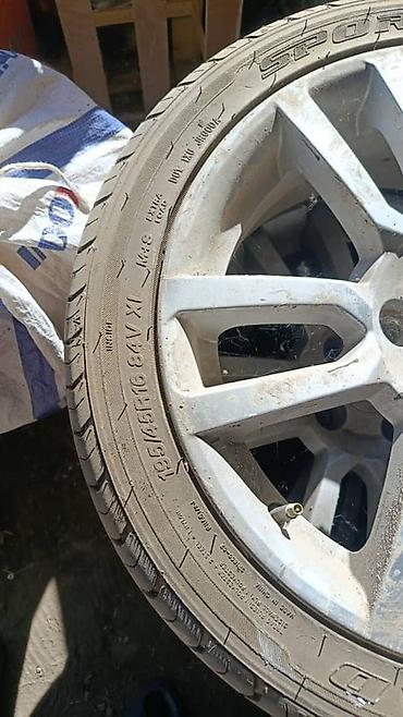 Шиналар жана дисктер: Дөңгөлөктөр монтажда 195 / 45 / R 16, Жай, Колдонулган, Комплект, Жеңил унаалар, Куйма, тешиктери - 4 — 2