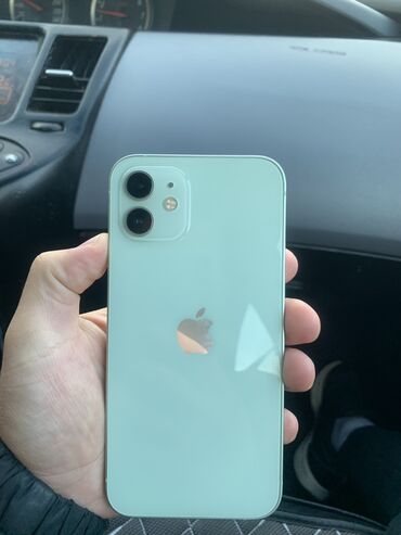Apple iPhone: IPhone 12, Б/у, 128 ГБ, Зеленый, Защитное стекло, 80 %